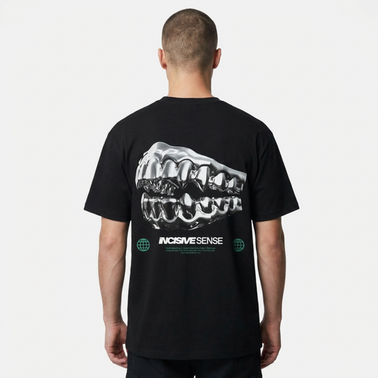 Metallic Teeth Graphic Tee
