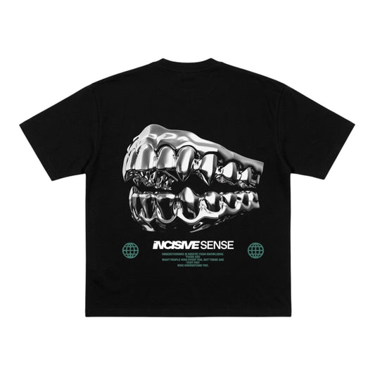 Metallic Teeth Graphic Tee